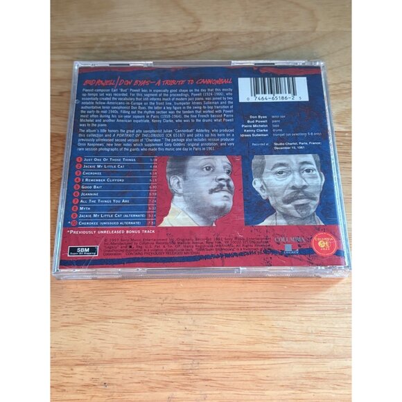 Don Byas A Tribute To Cannonball CD Paris 1961 Quintet Date Jazz Columbia Legacy - Picture 3 of 4